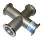 Vakuum komponent, kors NW40KF, rustfast stål. Click for more information in english.