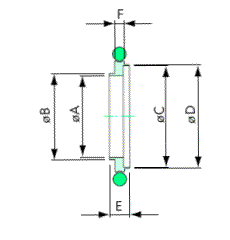 Vacuum component center ring with seal adaptors