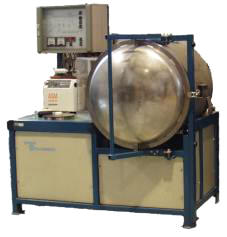 Helium leak testing equipment for aluminum castings for SF6-Gas circuit breakers