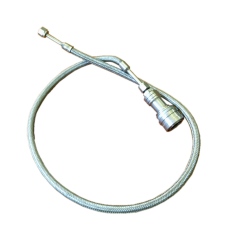 Metal hose with female fast connector.
