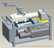 Helium leak detector with automatic very high pumping capacity