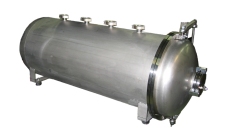 Horizontal vacuum chamber. Click for bigger picture. Horizontal vacuum chamber. Click for bigger picture.