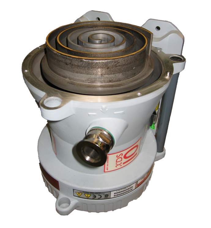 We service scroll vacuum pumps like Edwards XDS10