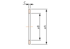 Copper gasket CF