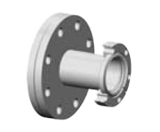 Reduction piece, small flange rotatable