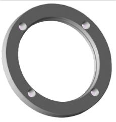 vacuum component ISO rotatable bolt ring