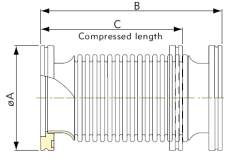 vacuum bellow ISO