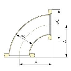 vacuum component ISO elbows