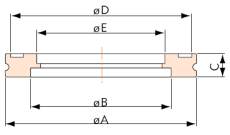 Welding flange ISO