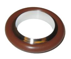 Vacuum component center ring or centering ring with seal