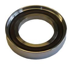 Vacuum component center ring with seal with outer ring