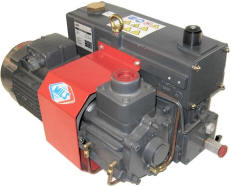 Service and repair of one-stage multi-vane rotary vane vacuum pumps