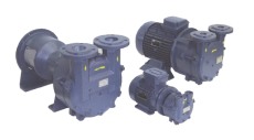 Finder water-ring vacuum pump with lantern (Serie LEX) or monoblock (Serie MEX). Click for larger picture in separate window.