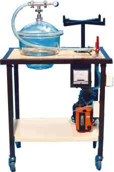 Vacuum degassing system.