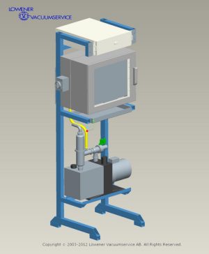 Equipment for vacuum decay leak testing and SF6 gas filling