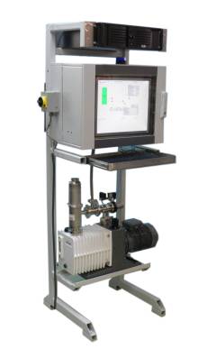 Equipment for vacuum decay leak testing and SF6 gas filling