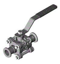 Stainless steel ball vacuum valve