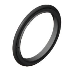 Vakuum komponent ISO centrerring med O-ring viton®*